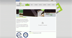 Desktop Screenshot of en.steelgreen.pt